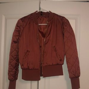 Dusty pink H&M jacket.
